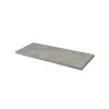 Aquazuro Wastafelblad Napoli - Hout - Melamine - Grijs - 120x48cm