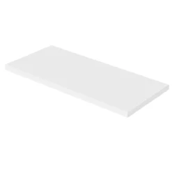 AquaVive – Praxis Eigen Merk Aquazuro Wastafelblad Napoli - Hout - Gelakt - Wit - 120x48cm