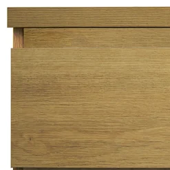 Aquazuro Wastafelonderkast Napoli 59cm - Natuur Eiken Houtlook - Met 2 Lades - 59,4x50x47,5cm