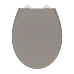 AquaVive – Praxis Eigen Merk Aquazuro WC-bril - Duroplast - Softclose - Verstelbaar - Quick Release - Grijs