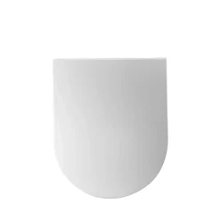 Aquazuro WC-bril Murano - Duroplast - D-vorm - Softclose - Verstelbaar - Quick Release - Wit