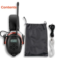 Aquila Bluetooth Oorkappen Met Dab+ Radio & Fm – Gehoorbescherming 31 Snr – Oorbeschermers