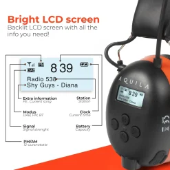 Aquila Bluetooth Oorkappen Met Dab+ Radio & Fm – Gehoorbescherming 31 Snr – Oorbeschermers