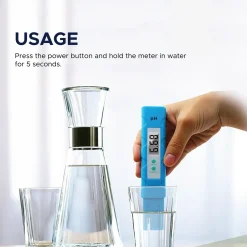 Aquila Digitale Ph Meter & Thermometer Voor Water – Zwembad & Aquarium – Inclusief Batterijen