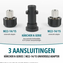 Aquila - Rioolslang & Rioolrat 15m - Geschikt voor Kärcher K2 t/m K7