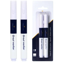 Aquila Voegenstift Wit - Waterbestendige Voegenmarker 3mm - 7 ml - 2 Stuks