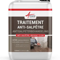 Arcane Industries - Anti-salpeterbehandeling Voor Vochtige Muren - 20 L Tot 80 M²