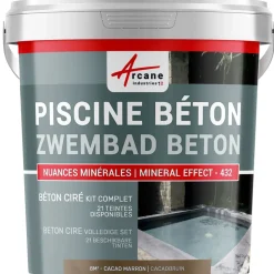 Arcane Industries - Betonlook Zwembad Kit Gazellerozegrijs - 16 M²