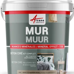 Arcane Industries - Gepolijst Beton Muren Kit - 10 M² Rosetto Bruinroze