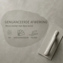 Arcane Industries - Gepolijst Beton Muren Kit - 2 M² Aroniagrijszwart
