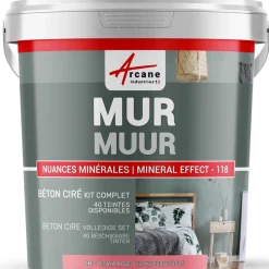 Arcane Industries - Gepolijst Beton Muren Kit - 5 M² Drakenfruitroze