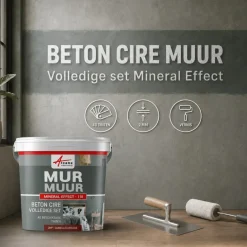ARCANE INDUSTRIES - Gepolijst Beton Muren Kit - 2 M² Stervruchtgroen