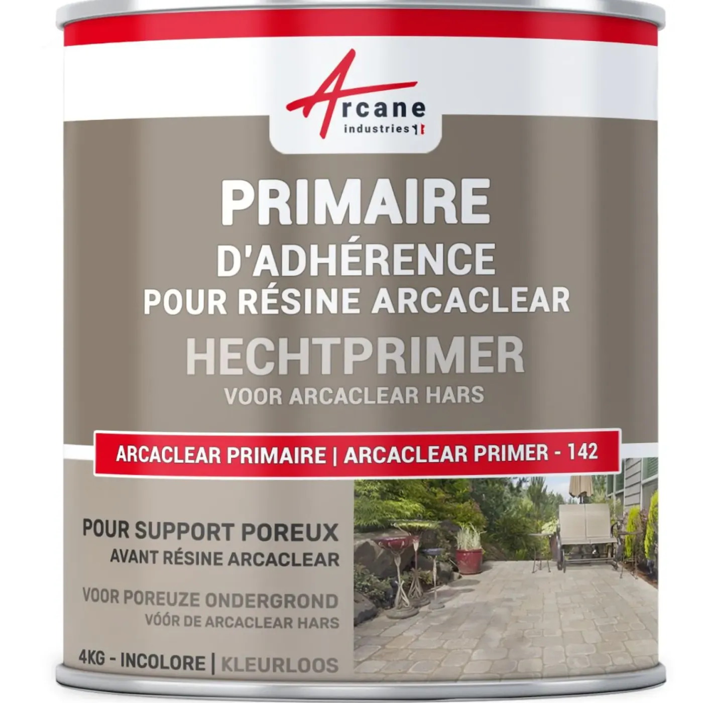 ARCANE INDUSTRIES - Hechtprimer Voor Poreuze Ondergronden Voorafgaand Aan Afdichtingshars - 4 Kg