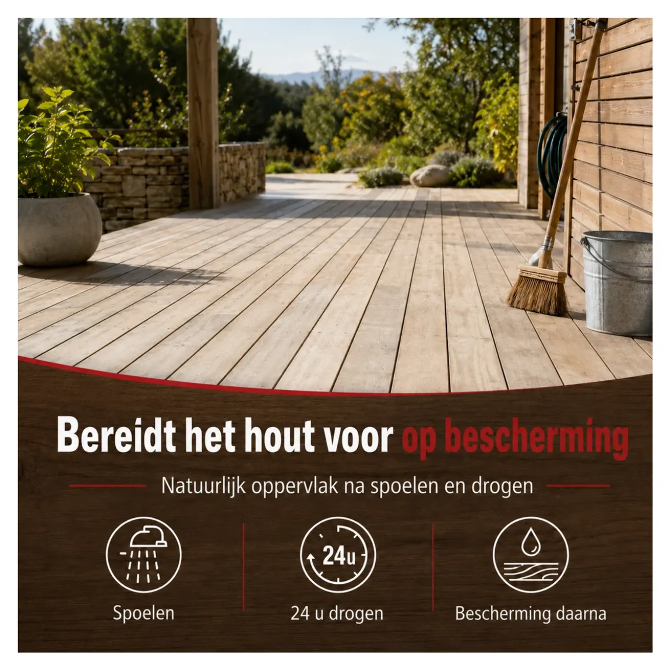 Arcane Industries - Houtontgrijzer - Ontgrijzer Voor Terras En Buitenhout - Arcawood Cleaner - 71 -