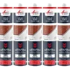 Arcane Industries - Hybride Polyurethaan Kit-lijm Voor Dakpannen Signaalgrijs Ral 7004 - 290 Ml X 12
