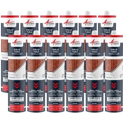 Arcane Industries - Hybride Polyurethaan Kit-lijm Voor Dakpannen Signaalgrijs Ral 7004 - 290 Ml X 12