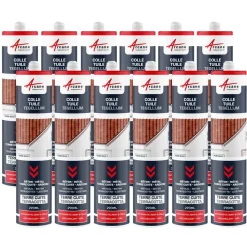 ARCANE INDUSTRIES - Hybride Polyurethaan Kit-lijm Voor Dakpannen Wit - 290 Ml X 12