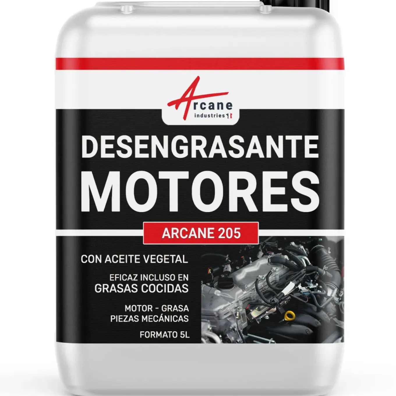 Arcane Industries - Professionele Motorontvetter Voor Vuil En Mechanische Onderdelen - 200 L