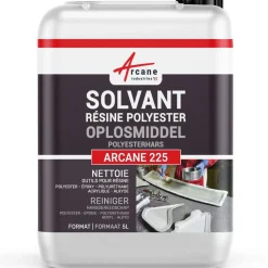 ARCANE INDUSTRIES - Reiniger Voor Polyester Synthetische Natuurlijke Hars, Gel Coat... - 5 L