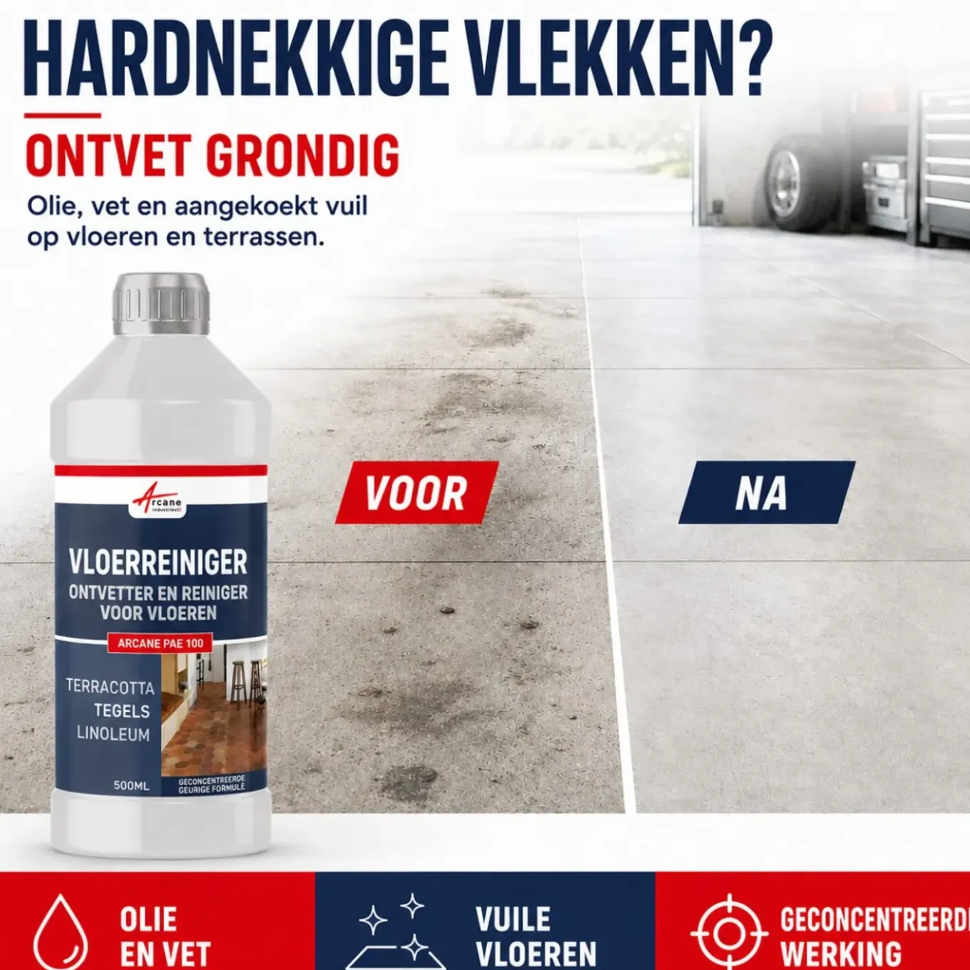 Arcane Industries - Reinigingsontvetter Tegelvloer En Buiten -