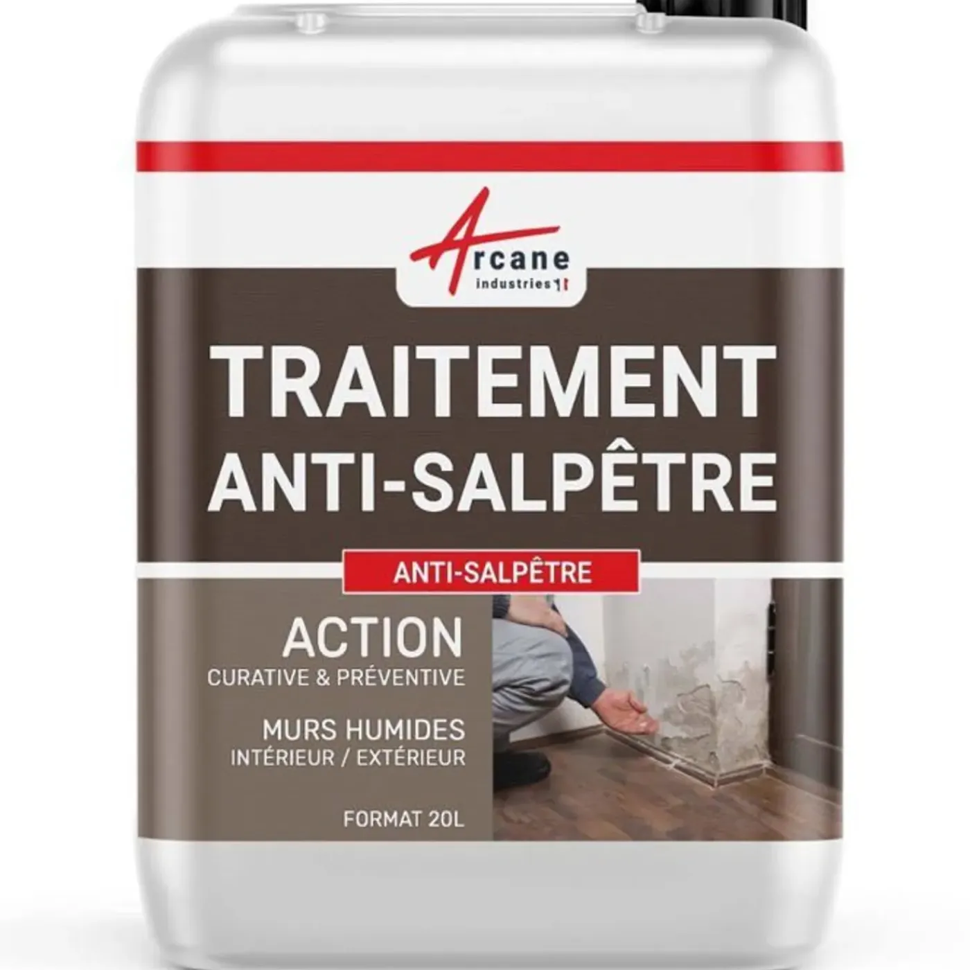 ARCANE INDUSTRIES Salpeterbehandeling Antisalpeter Vochtige Muren Waterafstotend Anti