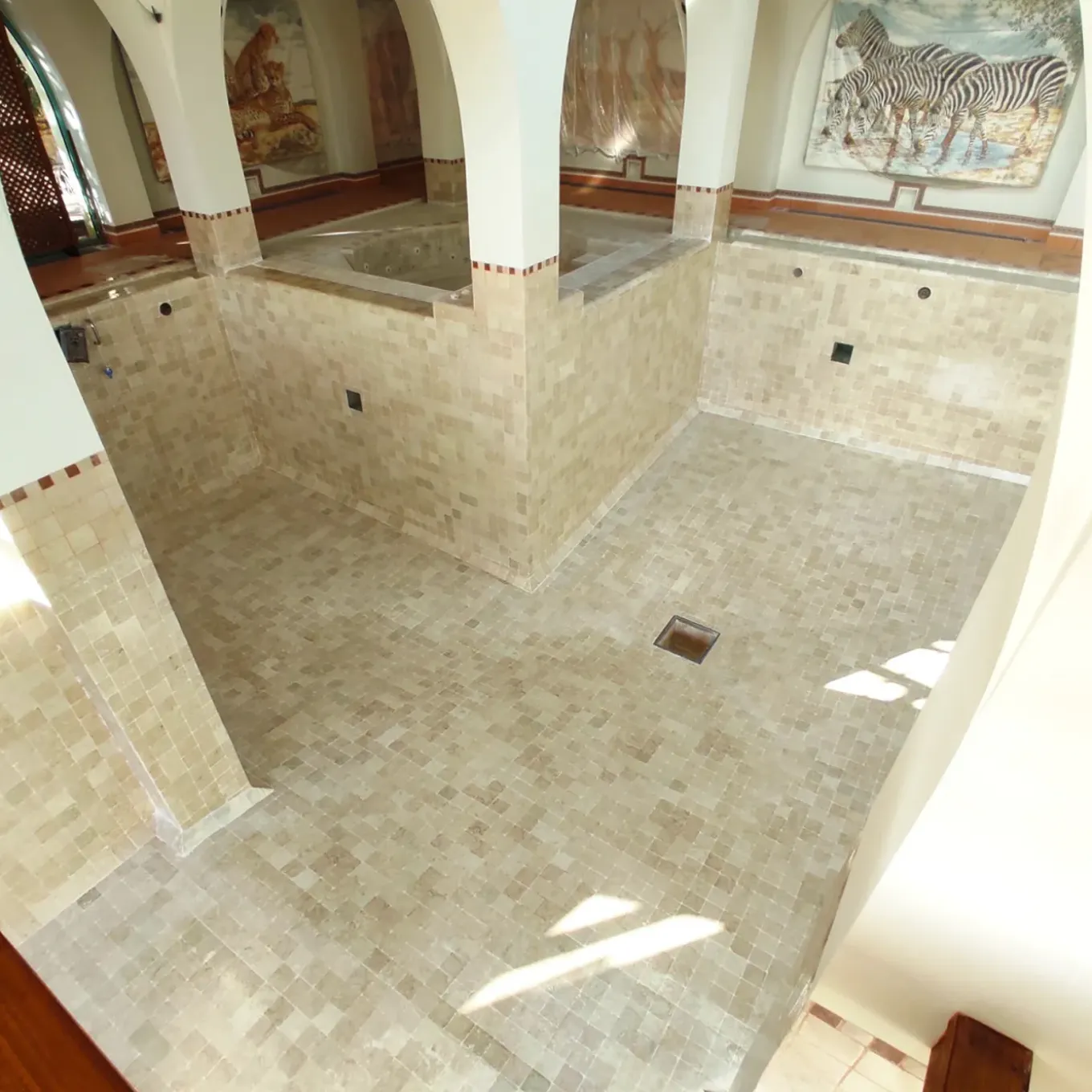 Arcane Industries - Waterdichting Betegeld Zwembad Transparant - 25 M², Niet-poreuze Ondergrond