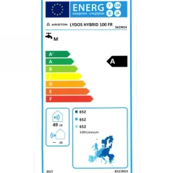 Ariston Thermodynamische Boiler Lydos Hybrid Wifi 100 L