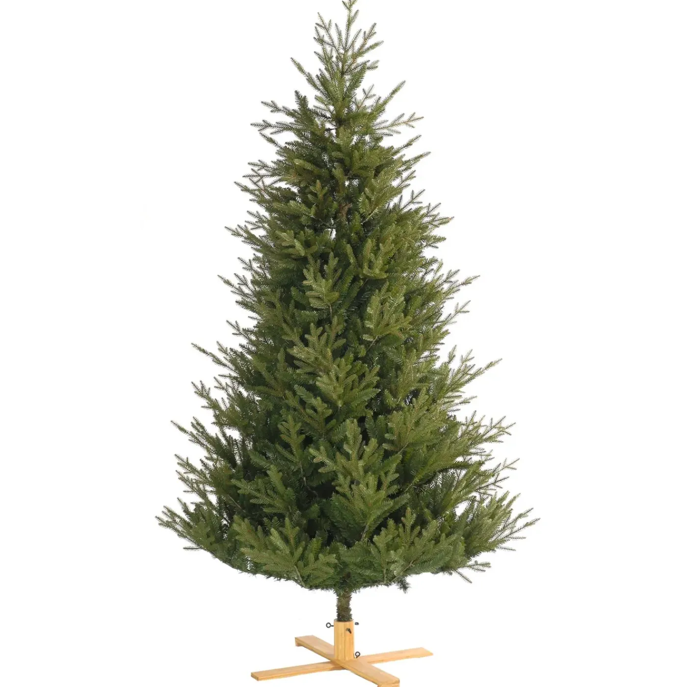 Our Nordic Christmas Arkansas Kunstkerstboom - 183 Cm - Groen - Diameter 127 Cm - 2.166 Tips - Houten Voet