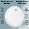 Aroha Safety Pro Combimelder Sleep Line - Rookmelder & Co Melder Zonder Led - 10 Jaar Batterij