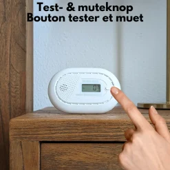 Aroha Safety Pro Koolmonoxidemelder - Co Melder - 10 Jaar Batterij - 1 Stuks