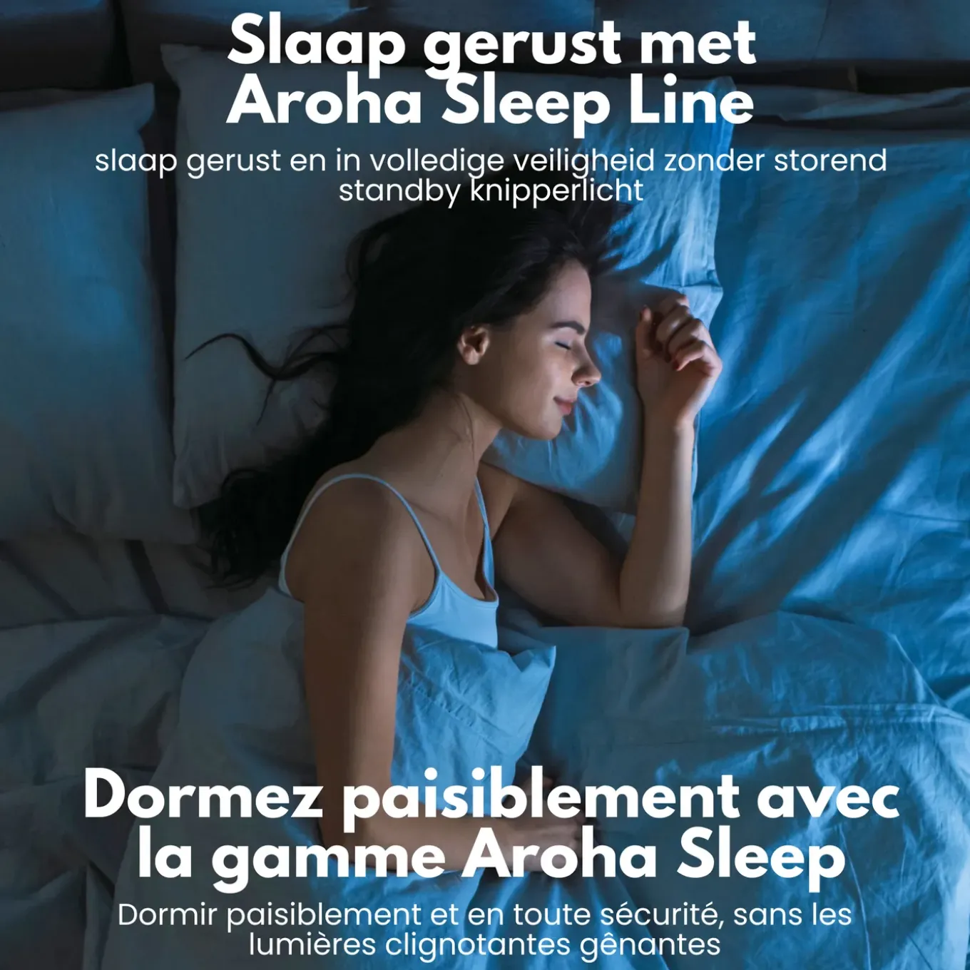 Aroha Safety Pro Mini Rookmelder Sleep Line – 10 Jaar Batterij - Brandmelder Zonder Led - 5 Set