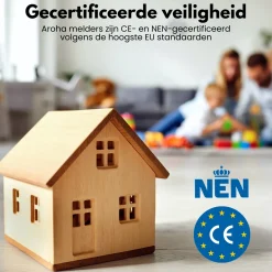 Aroha Safety Pro Rookmelders En Combimelder - Brandpreventieset - 10 Jaar Batterij - 4 Set