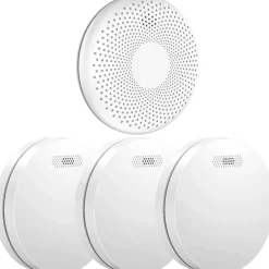 Aroha Safety Pro Rookmelders En Combimelder - Brandpreventieset - 10 Jaar Batterij - 4 Set