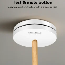 Aroha Smart Connect & Link Rookmelders & Combimelder - Koppelbare Brandpreventieset Wifi - 4 Set
