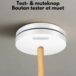 Aroha Smart Connect & Link Rookmelder Wifi - 10 Jaar Batterij - Koppelbare Brandmelder - 5 Set
