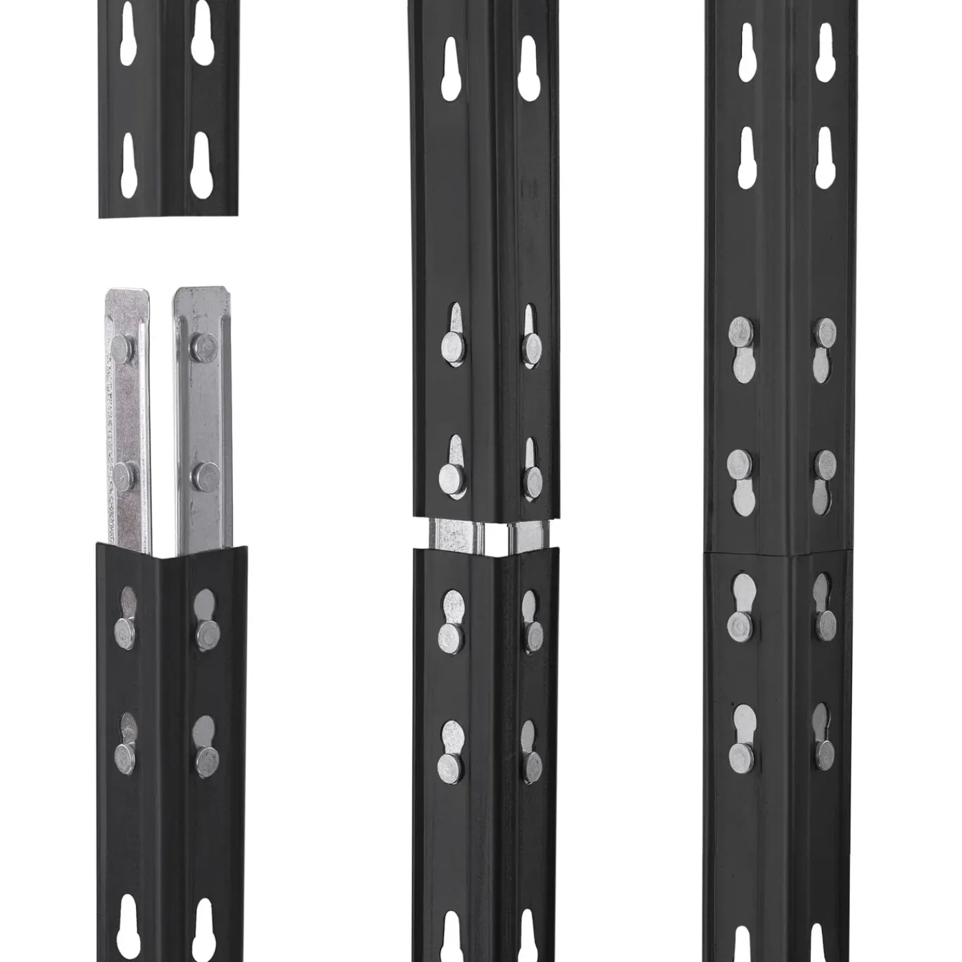 AR Shelving Stellingkast GARAGE- Rivet M - 180x90x45cm - Draagkracht 300kg - Antraciet