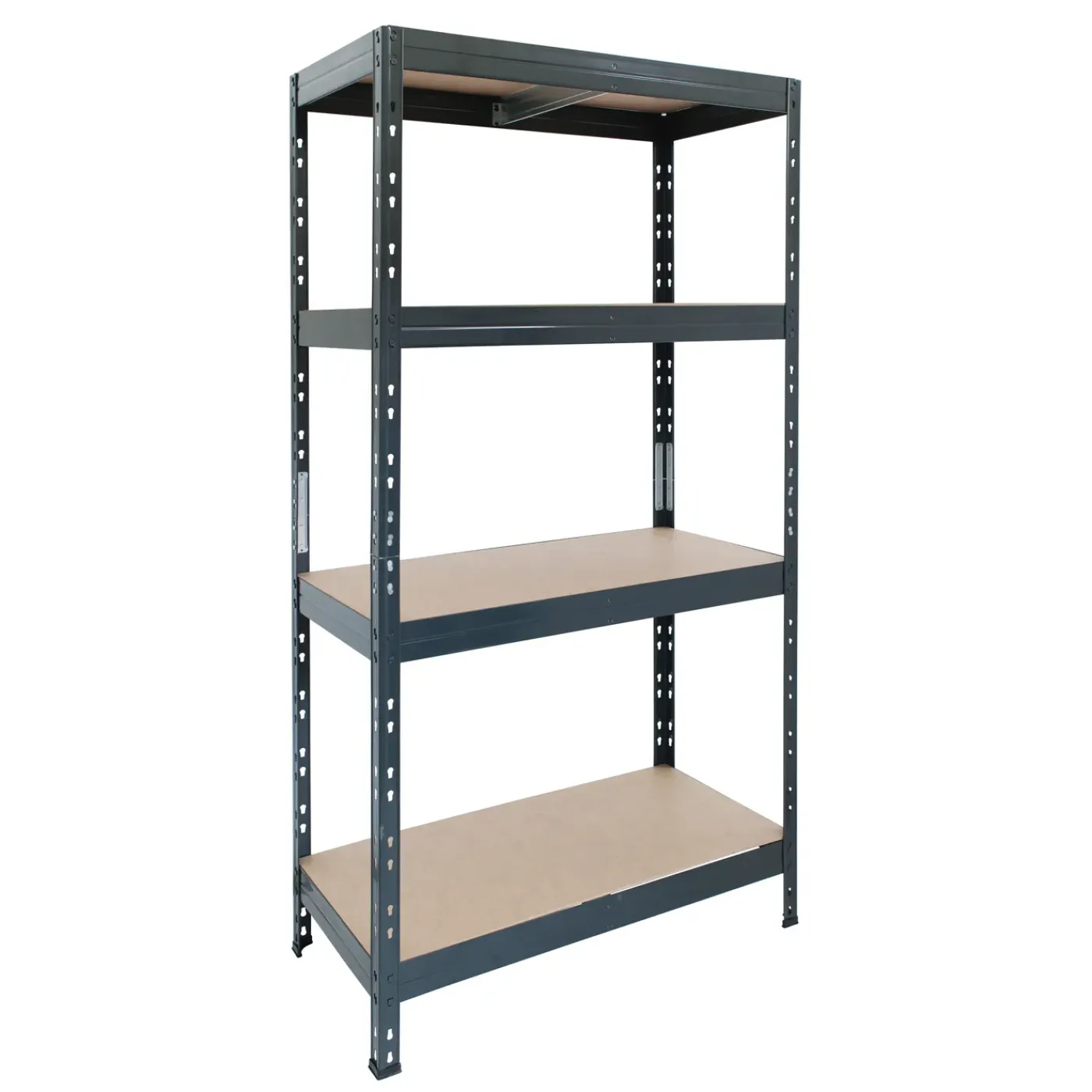 AR Shelving Stellingkast GARAGE- Rivet M - 180x90x45cm - Draagkracht 300kg - Antraciet