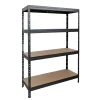 AR Shelving Stellingkast GARAGE - Rivet L - 180x120x45cm - Draagkracht 250kg - Antraciet
