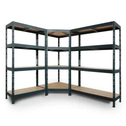 AR Shelving Stellingkast GARAGE - Rivet L - 180x120x45cm - Draagkracht 250kg - Antraciet