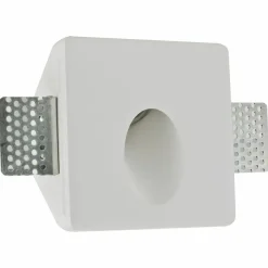 Artdelight Wandlamp Gips Trimless Stuc Vierkant Wit