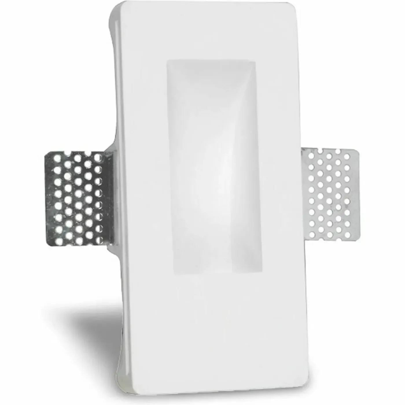 Artdelight Wandlamp Gips Trimless Stuc Rechthoek Wit