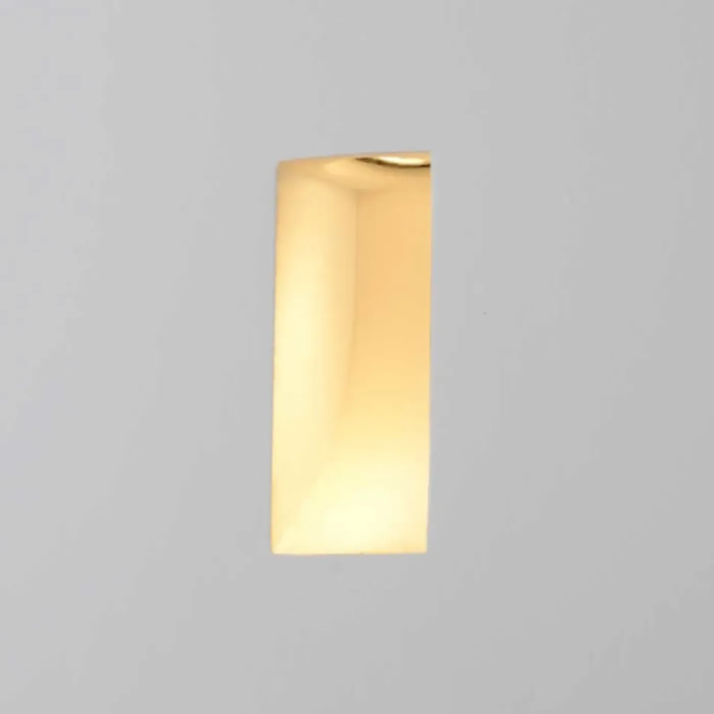 Artdelight Wandlamp Gips Trimless Stuc Rechthoek Wit