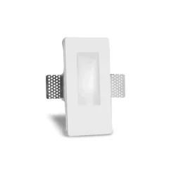 Artdelight Wandlamp Gips Trimless Stuc Rechthoek Wit