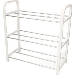 Arte R Schoenenrek - Wit - Metaal En Kunststof - 3-laags - 40 Cm