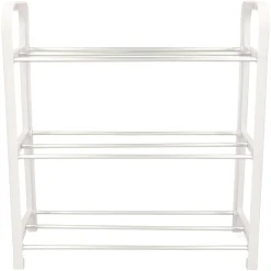 Arte R Schoenenrek - Wit - Metaal En Kunststof - 3-laags - 40 Cm