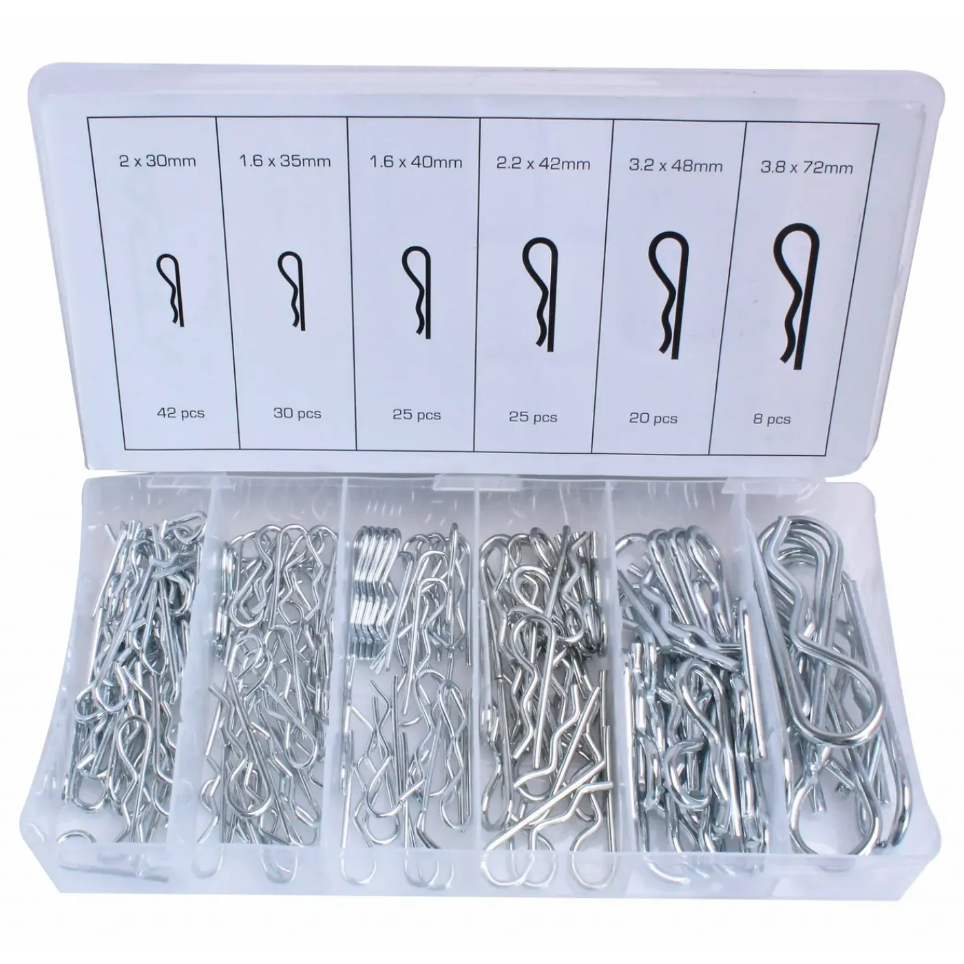 ASTA Tools Asta Assortiment Borgpennen Splitpennen (150 St) R-clip (a-tc513)