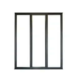 Atelier Binnenschuifraam - Aluminium - Gezandstraald Zwart - 108x93,2cm
