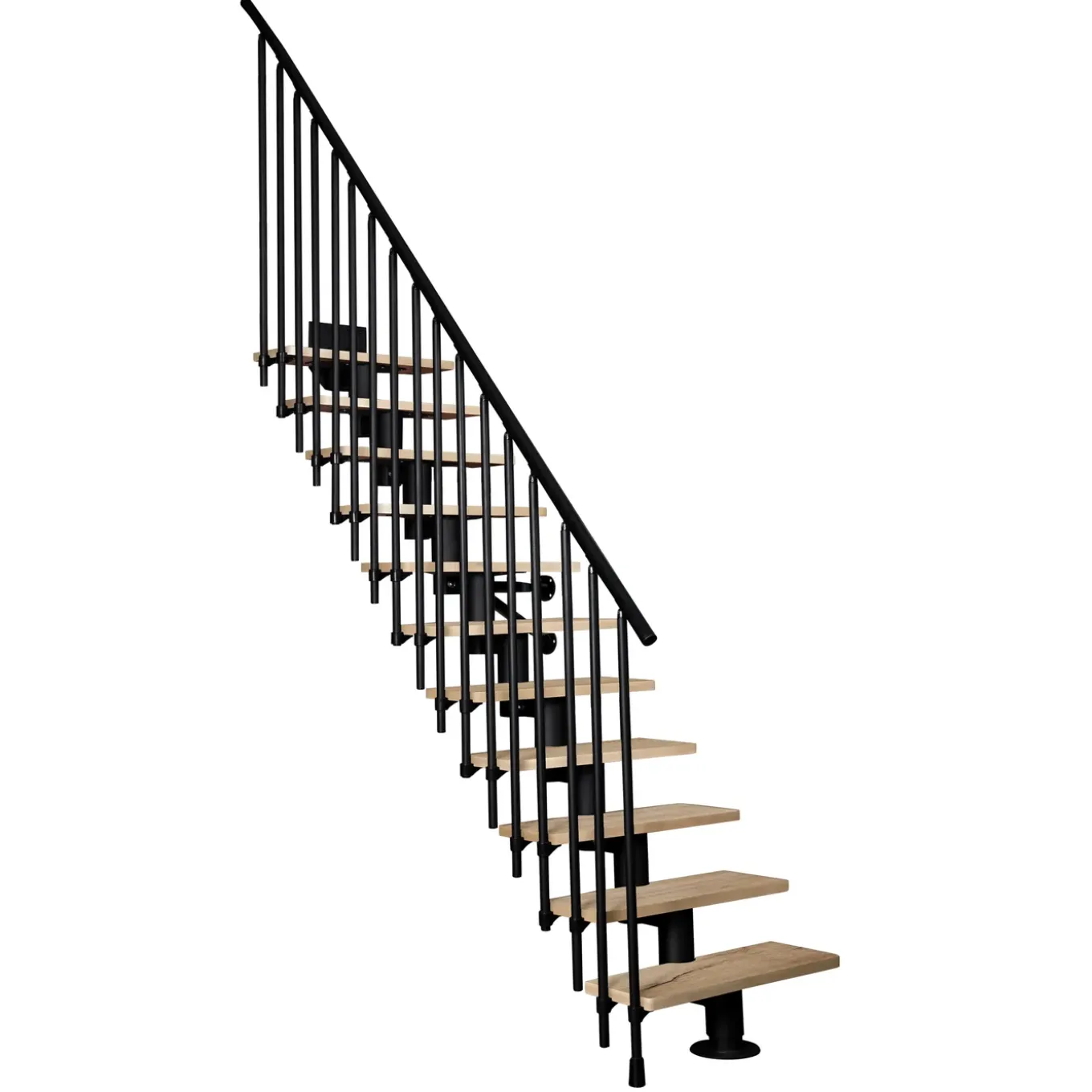 Atrium Modulaire Trap – Dixi Vertical 80 – 13 Treden – Eiken – RAL 9005