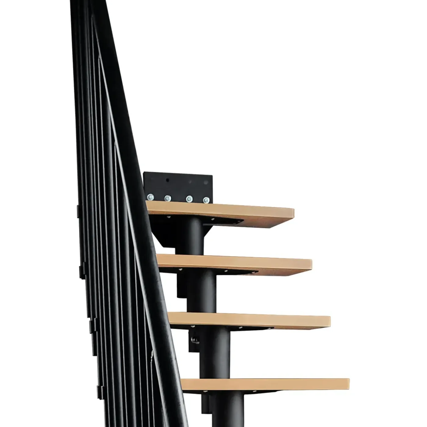 ATRIUM Modulaire Trap – Dixi Vertical 70 – 12 Treden – Beuken – Ral 9005