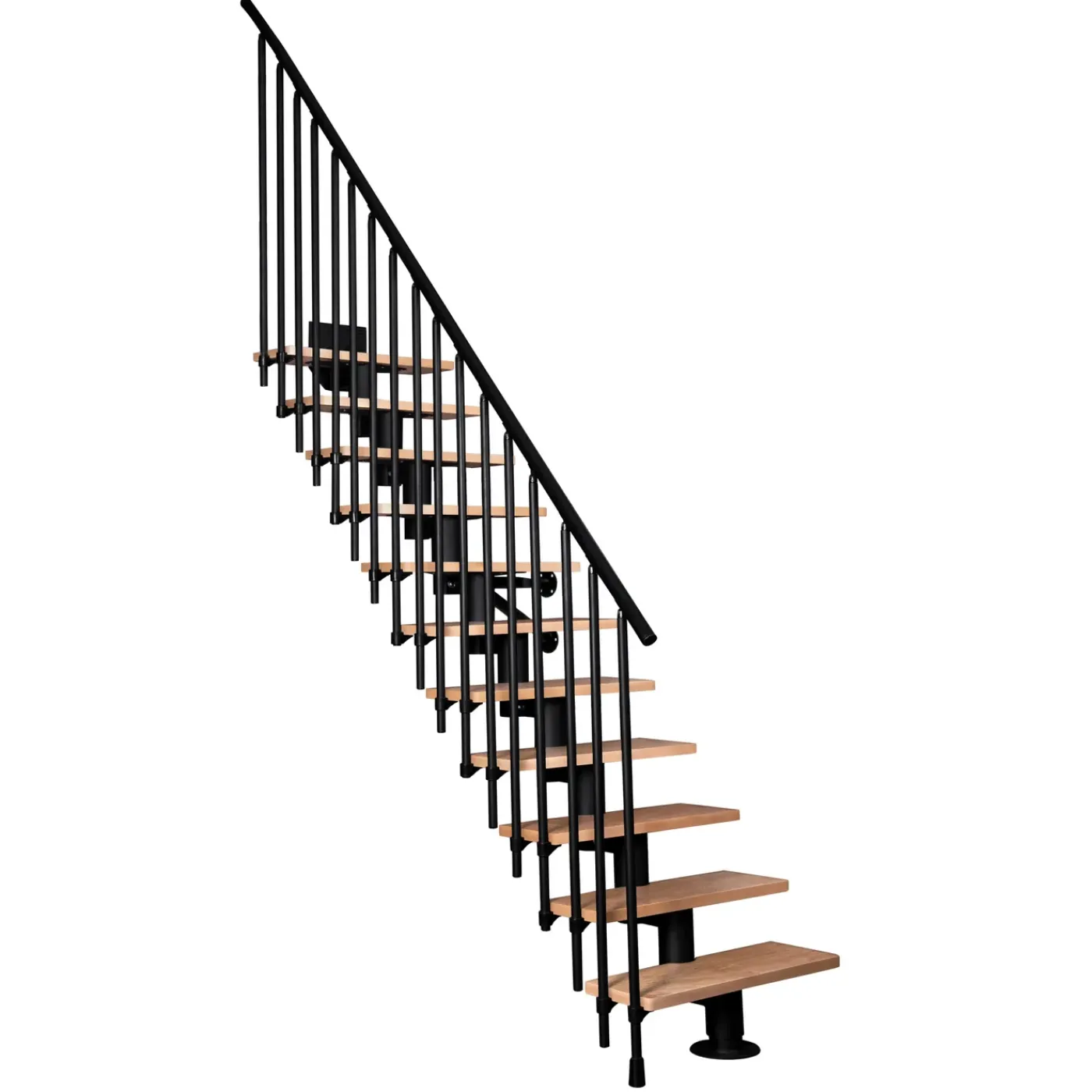 ATRIUM Modulaire Trap – Dixi Vertical 70 – 12 Treden – Beuken – Ral 9005